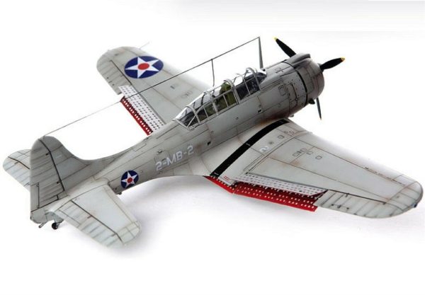 1/48 USMC SBD-1 (Pearl Harbor) Uçak Maketi, Academy 12331 - Görsel 4