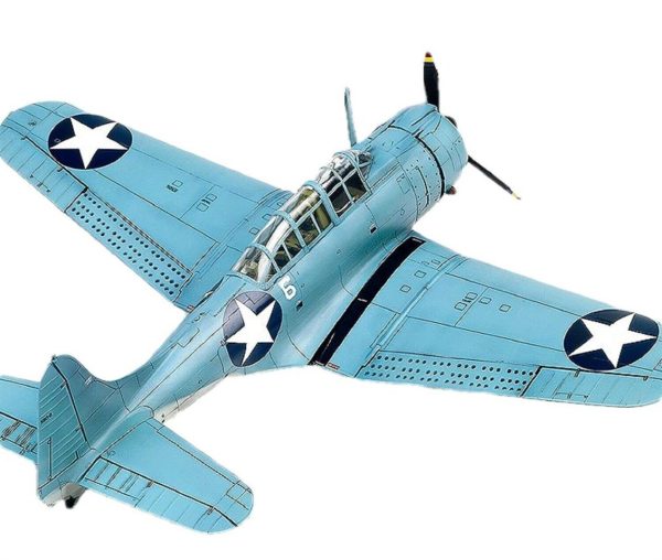 1/48 USN SBD-2 (Midway) Uçak Maketi, Academy 12335 - Görsel 4