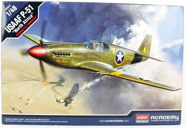 1/48 USAAF P-51 (North Africa) Uçak Maketi, Academy 12338