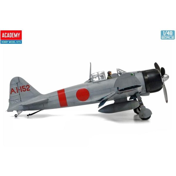 1/48 Mitsubishi A6M2b Model 21 Uçak Maketi, Academy 12352 - Görsel 4
