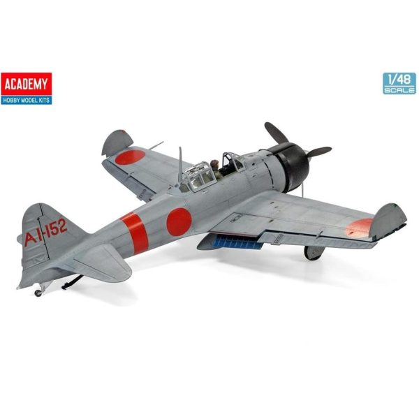 1/48 Mitsubishi A6M2b Model 21 Uçak Maketi, Academy 12352 - Görsel 3