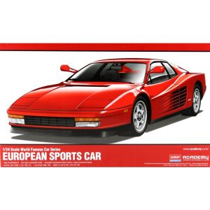 1/24 Ferrari Testarossa Binek Aracı Maketi, Academy 15526