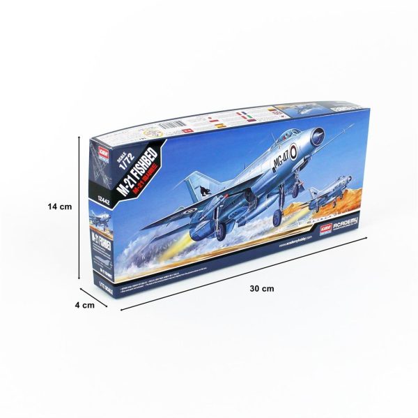 1/72 MIG-21 Fishbed Uçak Maketi, Academy 12442 - Görsel 5