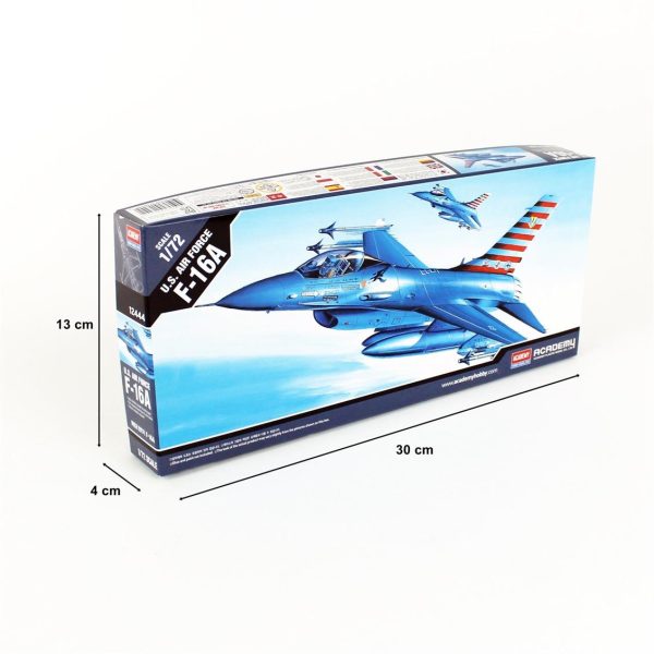 1/72 F-16A Fighting Falcon Uçak Maketi, Academy 12444 - Görsel 5