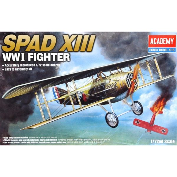 1/72 WWI Spad XIII Uçak Maketi, Academy 12446
