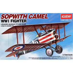 1/72 WWI Sopwith Camel Uçak Maketi, Academy 12447