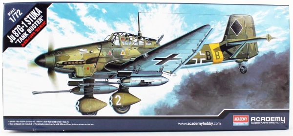 1/72 Junkers JU-87 G Stuka Uçak Maketi, Academy 12450