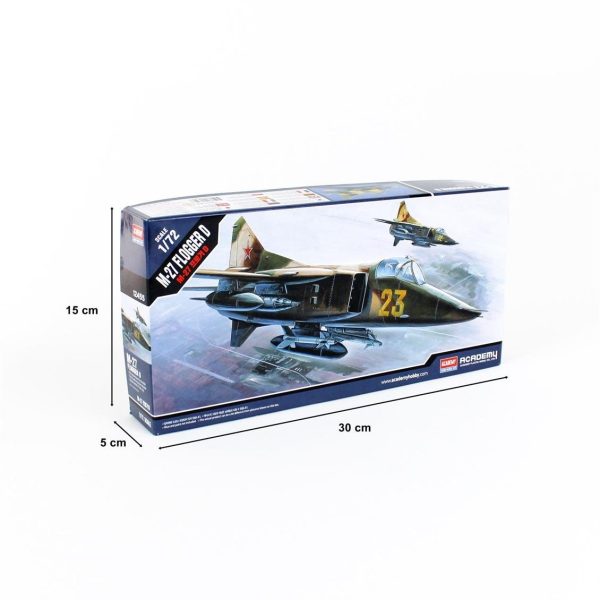 1/72 MIG-27 Flogger Uçak Maketi, Academy 12455 - Görsel 5