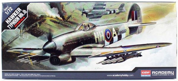 1/72 Hawker Typhoon IB Uçak Maketi, Academy 12462