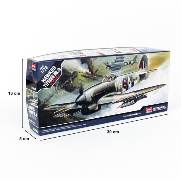 1/72 Hawker Typhoon IB Uçak Maketi, Academy 12462 - Görsel 4