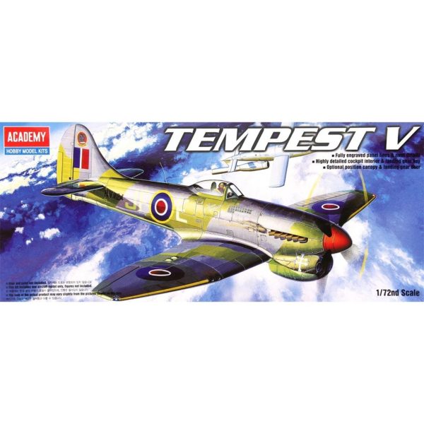 1/72 Hawker Tempest V Royal Airforce AK Uçak Maketi, Academy 12466