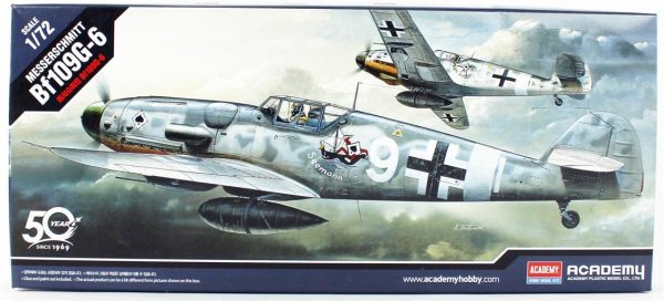 1/72 Messerschmitt Bf 109 G-6 Uçak Maketi, Academy 12467