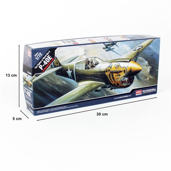 1/72 P-40E Warhawk Uçak Maketi, Academy 12468 - Görsel 5