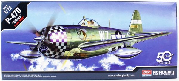 1/72 P-47D Thunderbolt Uçak Maketi, Academy 12474