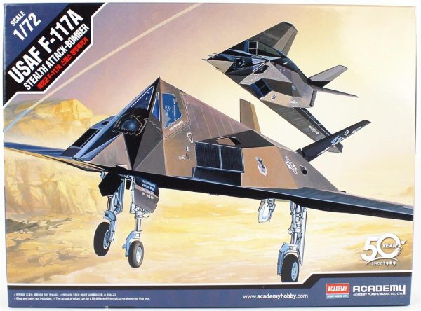 1/72 F-117A Stealth Bomber Uçak Maketi, Academy 12475