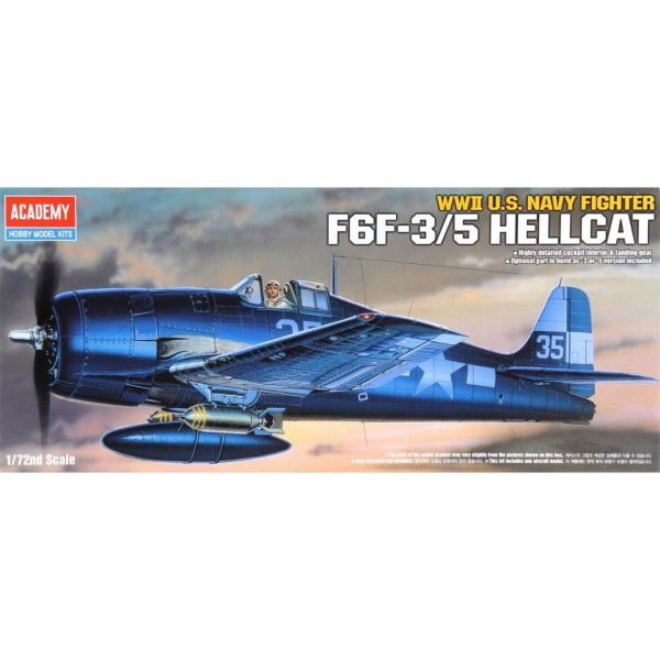 1/72 Grumman F6F-3/5 Uçak Maketi, Academy 12481