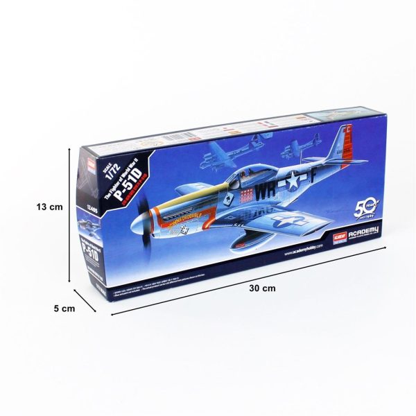 1/72 P-51D Mustang Uçak Maketi, Academy 12485 - Görsel 5