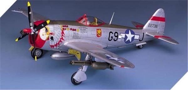 1/72 P-47D Thunderbolt (Bubble Top) Uçak Maketi, Academy 12491 - Görsel 3