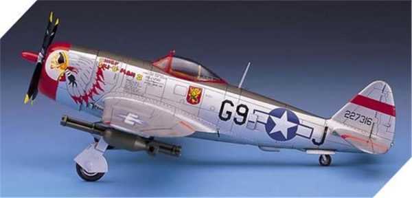 1/72 P-47D Thunderbolt (Bubble Top) Uçak Maketi, Academy 12491 - Görsel 4