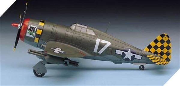 1/72 P-47D Thunderbolt (Razor Back) Uçak Maketi, Academy 12492 - Görsel 4