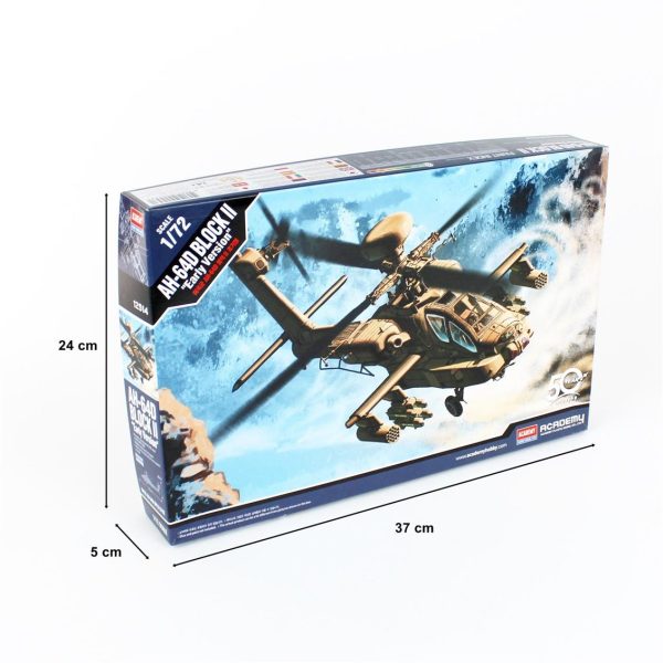 1/72 AH-64D Block II Helikopter Maketi, Academy 12514 - Görsel 5