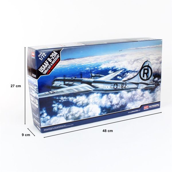 1/72 USAAF B-29A (Enola Gay & Bockscar) Uçak Maketi, Academy 12528 - Görsel 5
