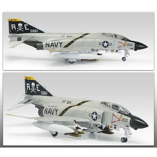 1/72 USN F-4J (VF-84 Jolly Rogers) Uçak Maketi, Academy 12529 - Görsel 4
