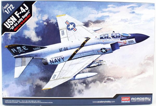 1/72 USN F-4J (VF-84 Jolly Rogers) Uçak Maketi, Academy 12529