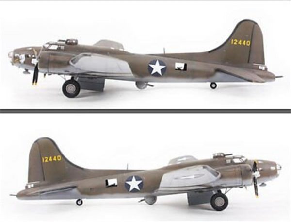 1/72 USAAF B-17E Uçak Maketi, Academy 12533 - Görsel 4