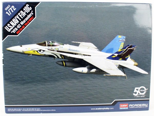 1/72 U.S. Navy F/A-18C (VFA-82 Marauders) Uçak Maketi, Academy 12534