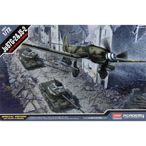 1/72 JU-87G Stuka & JS-2 Stalin Uçak Maketi, Academy 12539