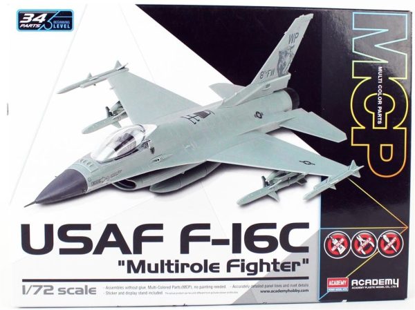 1/72 USAF F-16C (Multirole Fighter) MCP Uçak Maketi, Academy 12541
