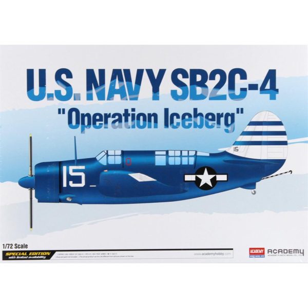 1/72 U.S. Navy SB2C-4 (Operation Iceberg) Uçak Maketi, Academy 12545