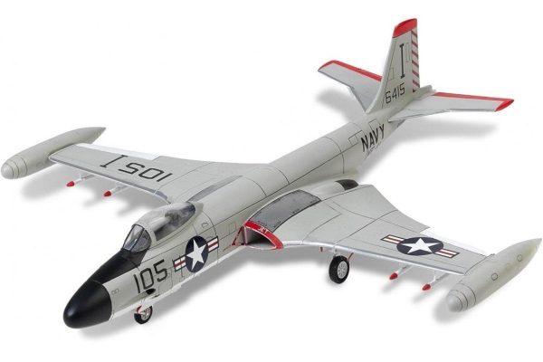 1/72 USN F2H-3 VF-41 (Black Aces) Uçak Maketi, Academy 12548 - Görsel 3