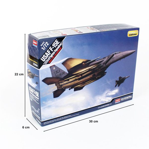 1/72 USAF F-15E (333. Avcı Filosu) Uçak Maketi, Academy 12550 - Görsel 5