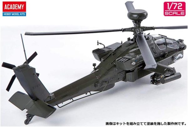 1/72 ABD Kara Kuvettleri AH-64D Blok II Geç Dönem Helikopter Maketi, Academy 12551 - Görsel 4