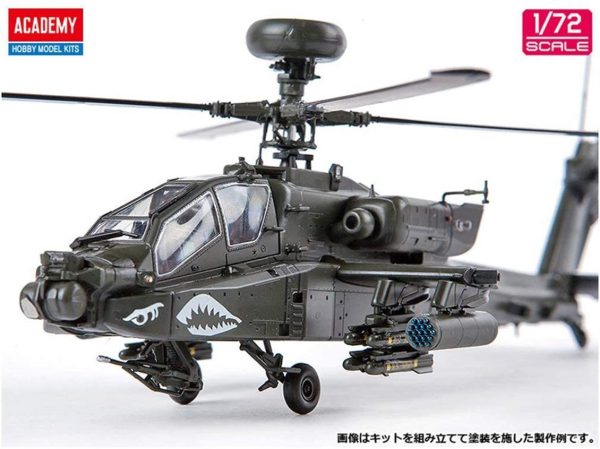 1/72 ABD Kara Kuvettleri AH-64D Blok II Geç Dönem Helikopter Maketi, Academy 12551 - Görsel 3