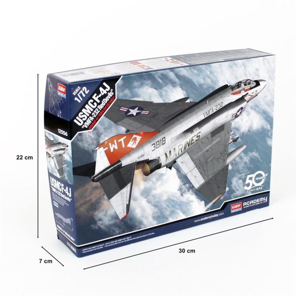 1/72 F-4J VMFA-232 Uçak Maketi, Academy 12556 - Görsel 5