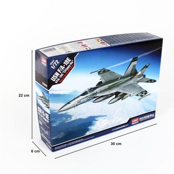 1/72 USN F/A-18E (VFA-195 Chippy Ho) Uçak Maketi, Academy 12565 - Görsel 5