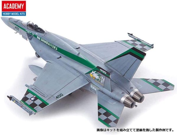 1/72 USN F/A-18E (VFA-195 Chippy Ho) Uçak Maketi, Academy 12565 - Görsel 4