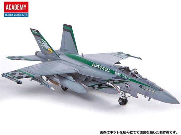 1/72 USN F/A-18E (VFA-195 Chippy Ho) Uçak Maketi, Academy 12565 - Görsel 3