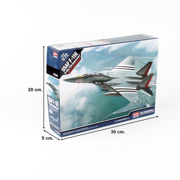 1/72 USAF F-15E Uçak Maketi, Academy 12568 - Görsel 5