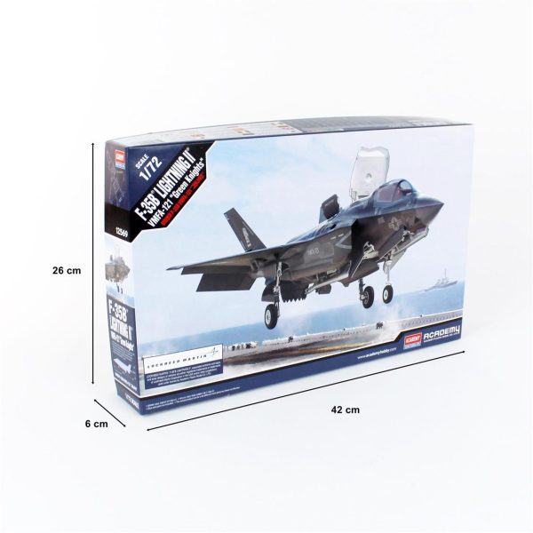 1/72 F-35 B Lightningh II VMFA-121 Uçak Maketi, Academy 12569 - Görsel 5