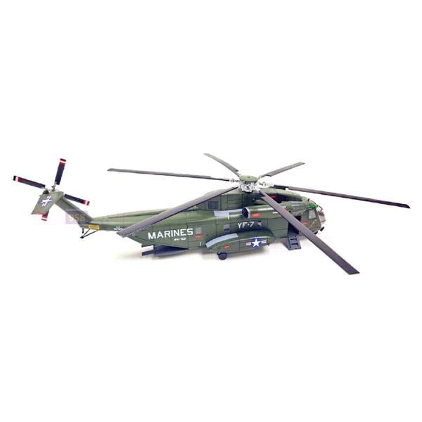 1/72 USMC CH-53D Sea Stallion Askeri Helikopter Maketi, Academy 12575 - Görsel 3