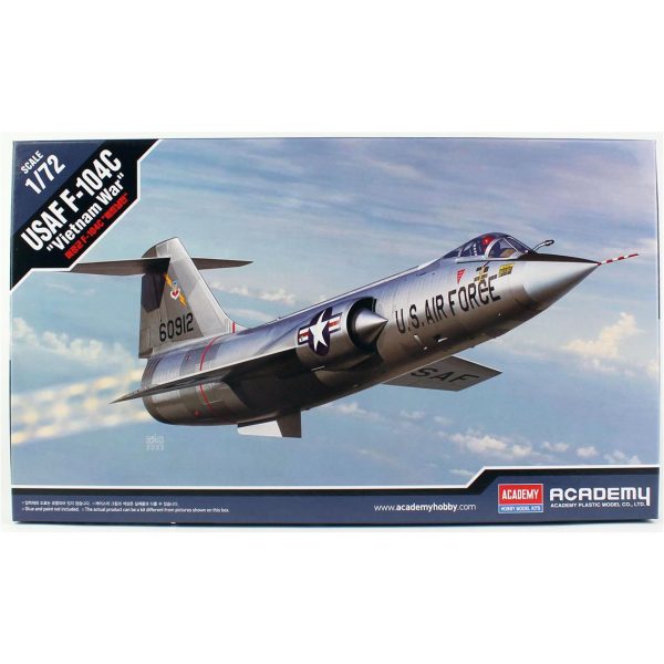 1/72 USAF F-104C (Vietnam I) Uçak Maketi, Academy 12576