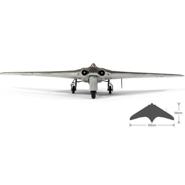 1/72 German Horten Ho 229 (Wunderwaffe) Uçak Maketi, Academy 12583 - Görsel 4