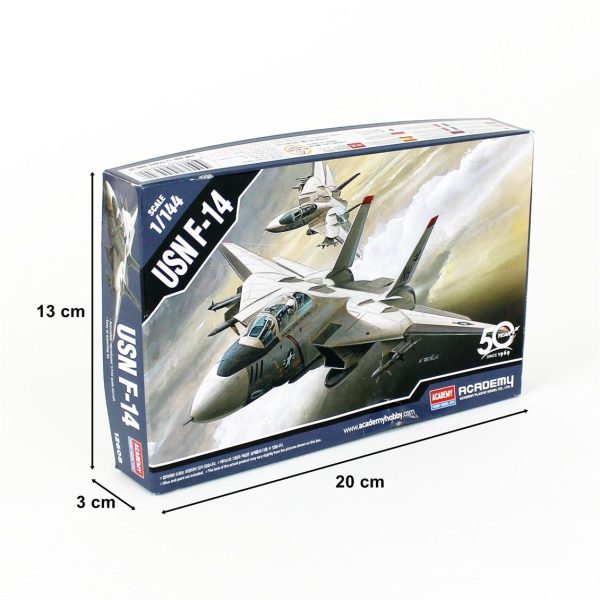 1/144 ABD Donanması F-14A Tomcat Uçak Maketi, Academy 12608 - Görsel 5