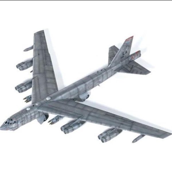1/144 USAF B-52H 20th BS (Buccaneers) Bombardıman Uçak Maketi, Academy 12622 - Görsel 3