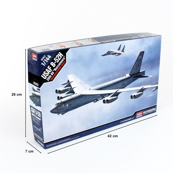 1/144 USAF B-52H 20th BS (Buccaneers) Bombardıman Uçak Maketi, Academy 12622 - Görsel 5