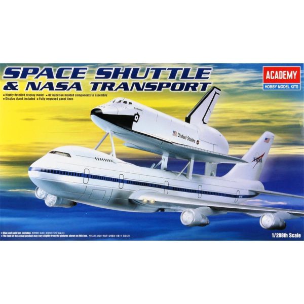 1/288 Space Shuttle & NASA Transport Maketi, Academy 12708